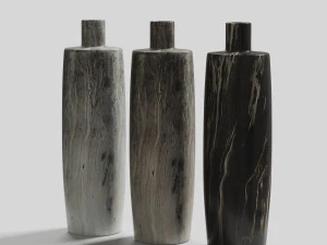 ceramic vase assorted 3 multi 3D Model