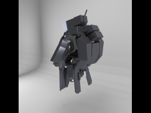 battle robot 3D Model