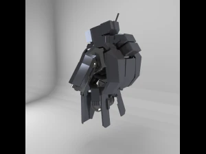 battle robot 3D Model