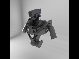 battle robot 3D Model