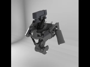battle robot 3D Model
