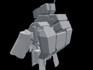 battle robot 3D Model