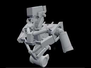 battle robot 3D Model