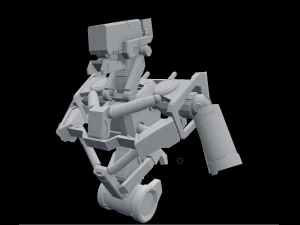 battle robot 3D Model