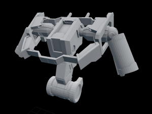 battle robot 3D Model