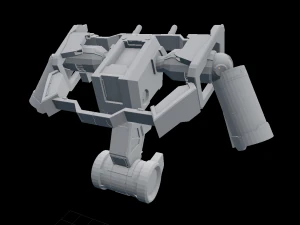 battle robot 3D Model