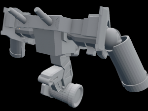 battle robot 3D Model