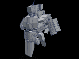 battle robot 3D Model