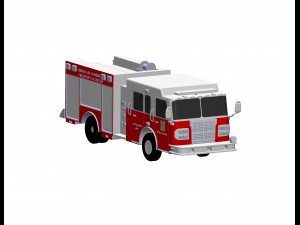 firetruck Modelo 3D