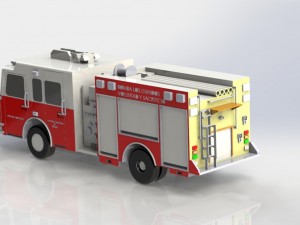 firetruck Modelo 3D