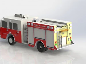 firetruck 3D Model