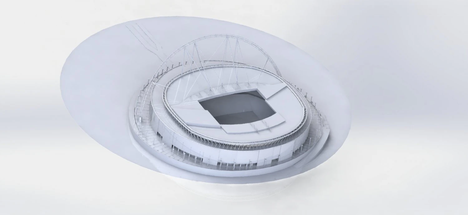 stade de Wembley Modèle 3D .c4d .max .obj .3ds .fbx .stl .blend 
