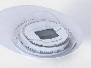 wembley stadium 3D Model