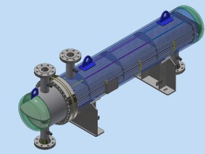 heat exchanger 3D Model