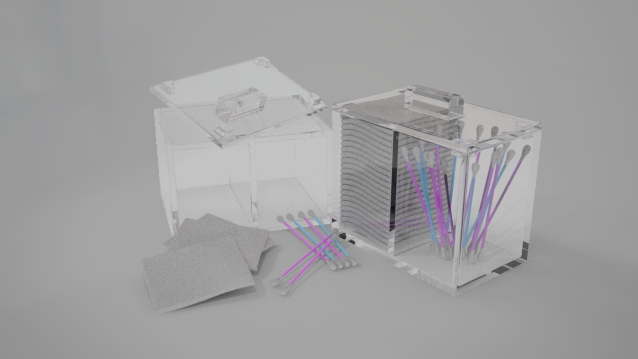 box acrilyc 3D Model .c4d .max .obj .3ds .fbx .stl .blend 