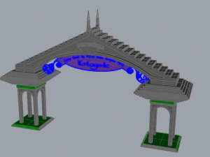gates 3D Model