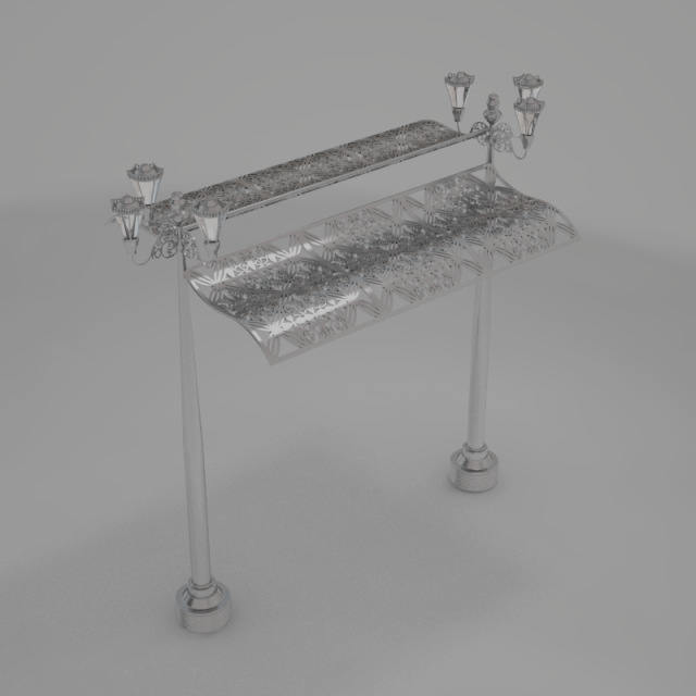 lamp ornament 3D 模型 .c4d .max .obj .3ds .fbx .stl .blend 