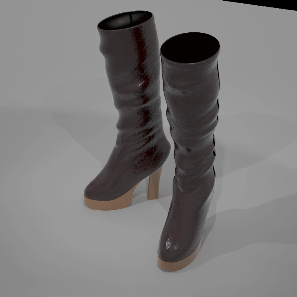 shoe 3D Model .c4d .max .obj .3ds .fbx .stl .blend 