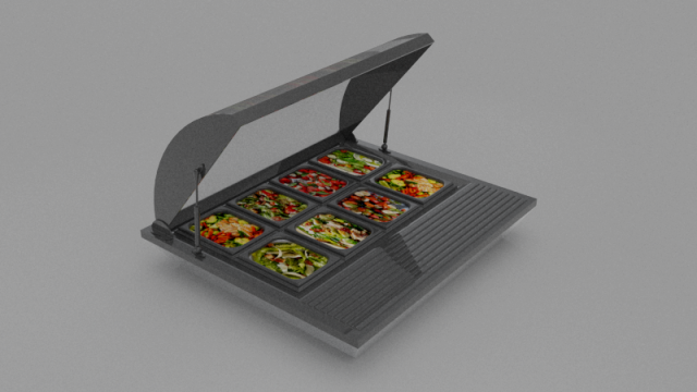 salad counter 3D 模型 .c4d .max .obj .3ds .fbx .stl .blend