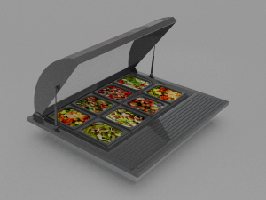 salad counter 3D 모델