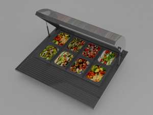 salad counter 3D 模型
