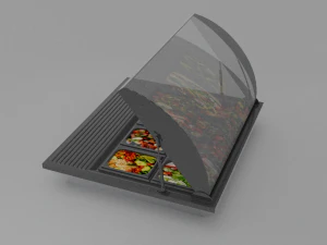 salad counter 3D Model