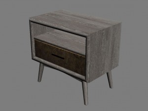02-nightstand 3D-Modell