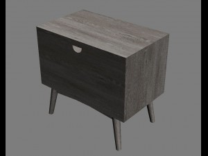 02-nightstand 3D-Modell