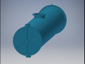 juice heater type shell and tube 3D मॉडल