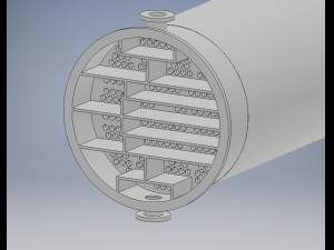 juice heater type shell and tube 3D मॉडल