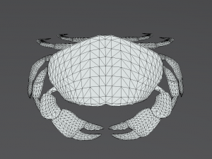 realistic crab Modelo de impresión 3D