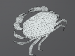realistic crab Modelo de impresión 3D