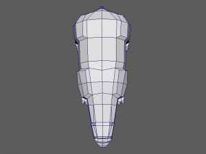 polar bear - print ready low poly Modèle 3D