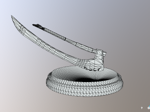 frozen axe 3D Model