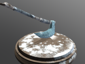 frozen axe 3D 모델