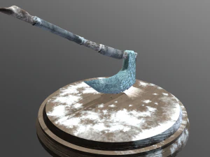 frozen axe 3D Model