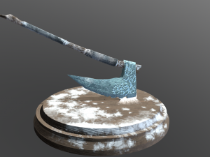 frozen axe 3D Model
