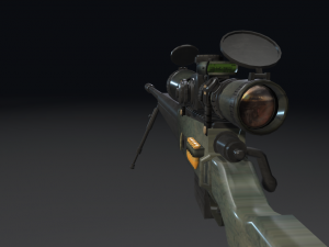 sniper rifle 3D 모델