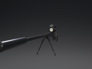 sniper rifle Modelo 3D