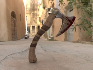 battle axe 3D 모델