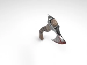 battle axe 3D Model