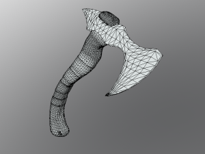 battle axe 3D 모델