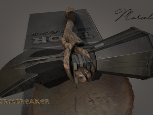 stormbreaker - thor axe 3d avengers Model 3D