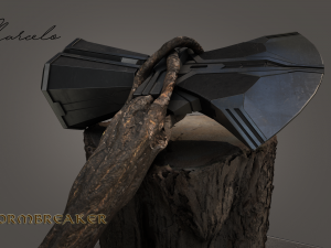 stormbreaker - thor axe 3d avengers Model 3D