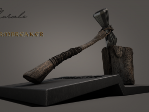stormbreaker - thor axe 3d avengers Model 3D