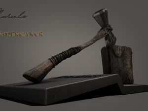 stormbreaker - thor axe 3d avengers 3D Model