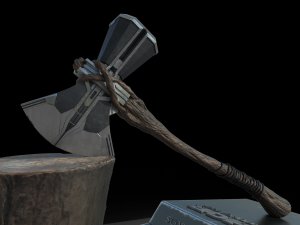 stormbreaker - thor axe 3d avengers 3D Model