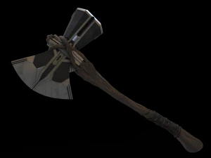 stormbreaker - thor axe 3d avengers 3D Model