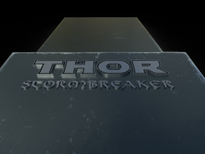 stormbreaker - thor axe 3d avengers Model 3D