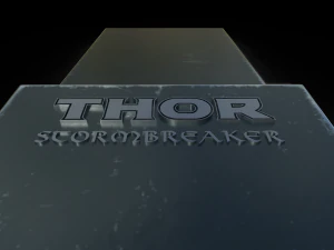 stormbreaker - thor axe 3d avengers 3D Model